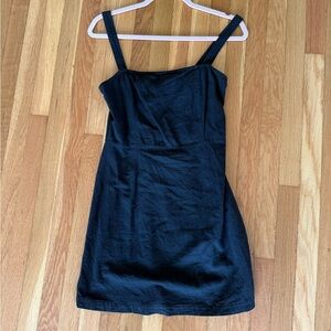 Kendall + Kylie Black Linen Dress